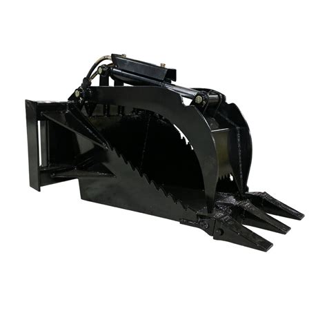 titan attachments mini skid steer stump bucket grapple|miniature skid steer attachments.